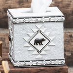 Stone Mountain Bear Tissue Box