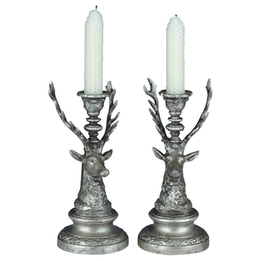 Deer Candleholders - Set of 2