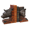 Bear Head Bookends