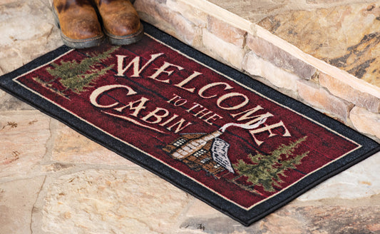 Cabin Welcome Accent Rug