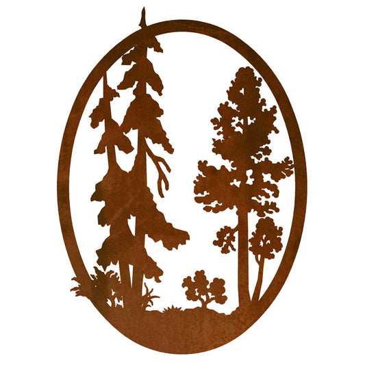 Wild Forest Metal Wall Art