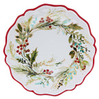 Forest Christmas Dinner Plates - Set of 4