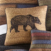 Vintage Woods Bear Pillow