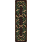 Pinecone Wreath Rug - 2 x 8