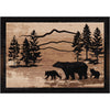 Mountain Shadow Bear Rug - 3 x 4
