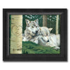 Personalized Wolves Framed Print