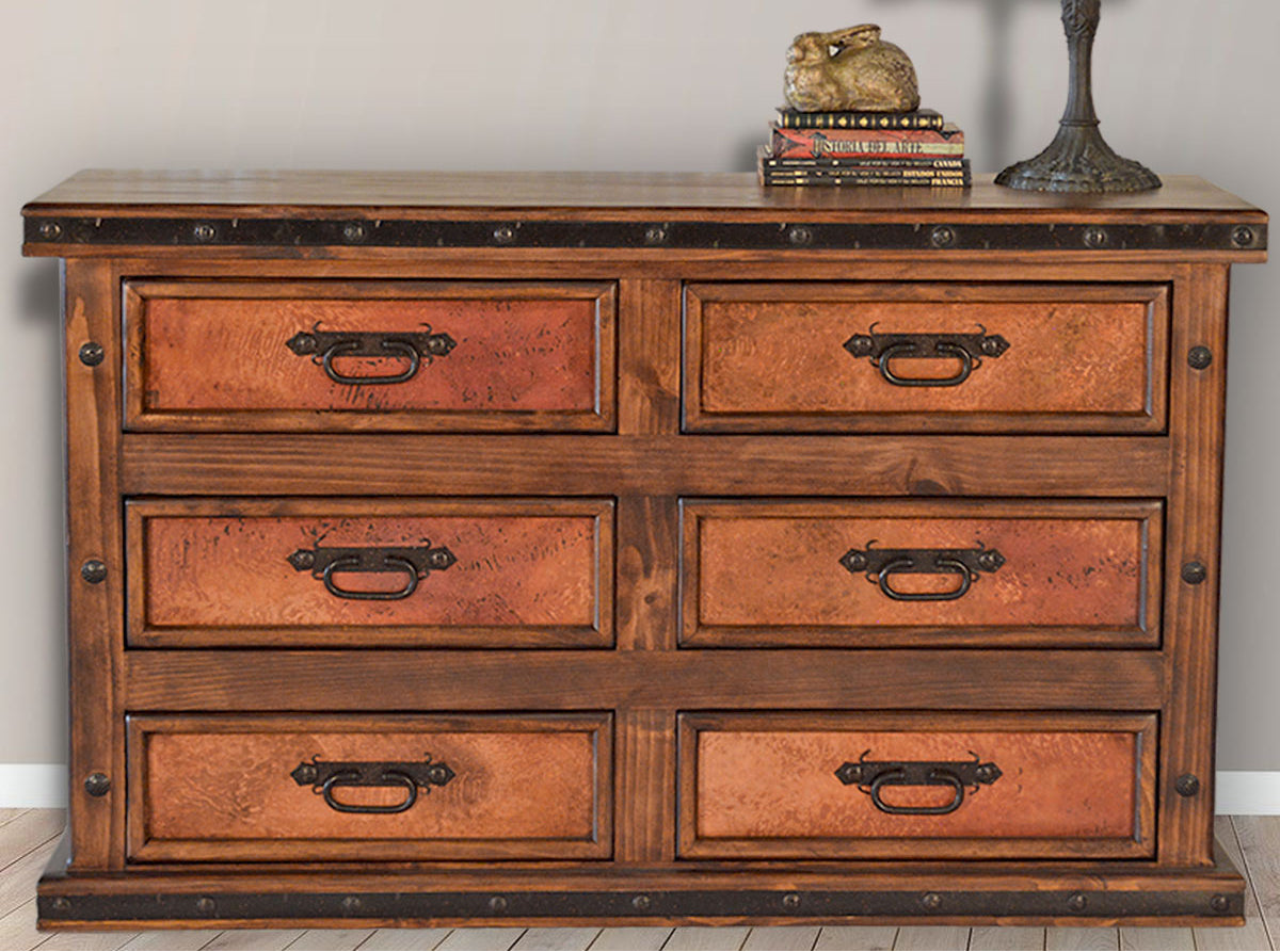 Natural Patina Copper Bedroom Furniture