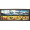 Mountain Peaks Watercolor Wall Art