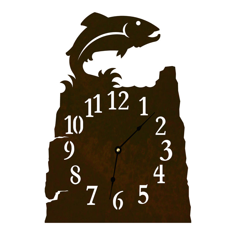 Trout Table Clock