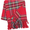 Red Tartan Plaid Throw