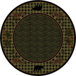 Lakeside Bear Rug - 8 Ft. Round