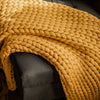 Gold Knitted Throw