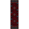 Whiskey River Red Rug - 2 x 8