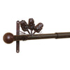Pinecone Metal Curtain Rod - CLEARANCE