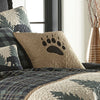 Timberland Plaid Bear Paw Pillow