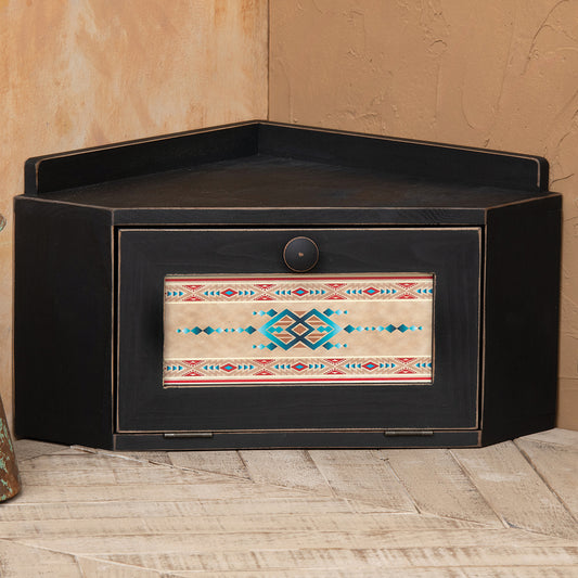 Southwest Aztec Wood Breadbox