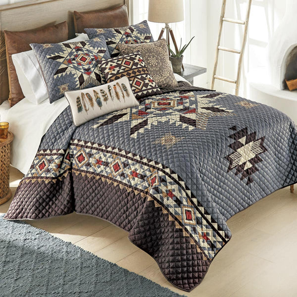 Sunset Valley Quilt Bed Set - King - CLEARANCE