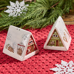Winter Cabin Salt & Pepper Set - OVERSTOCK