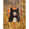 Little Owl Black Bear Art Wall Hanging