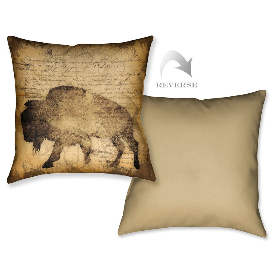 Buffalo Script Pillow