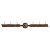Round Old Silver Berry Concho 6 Hook Coat Rack