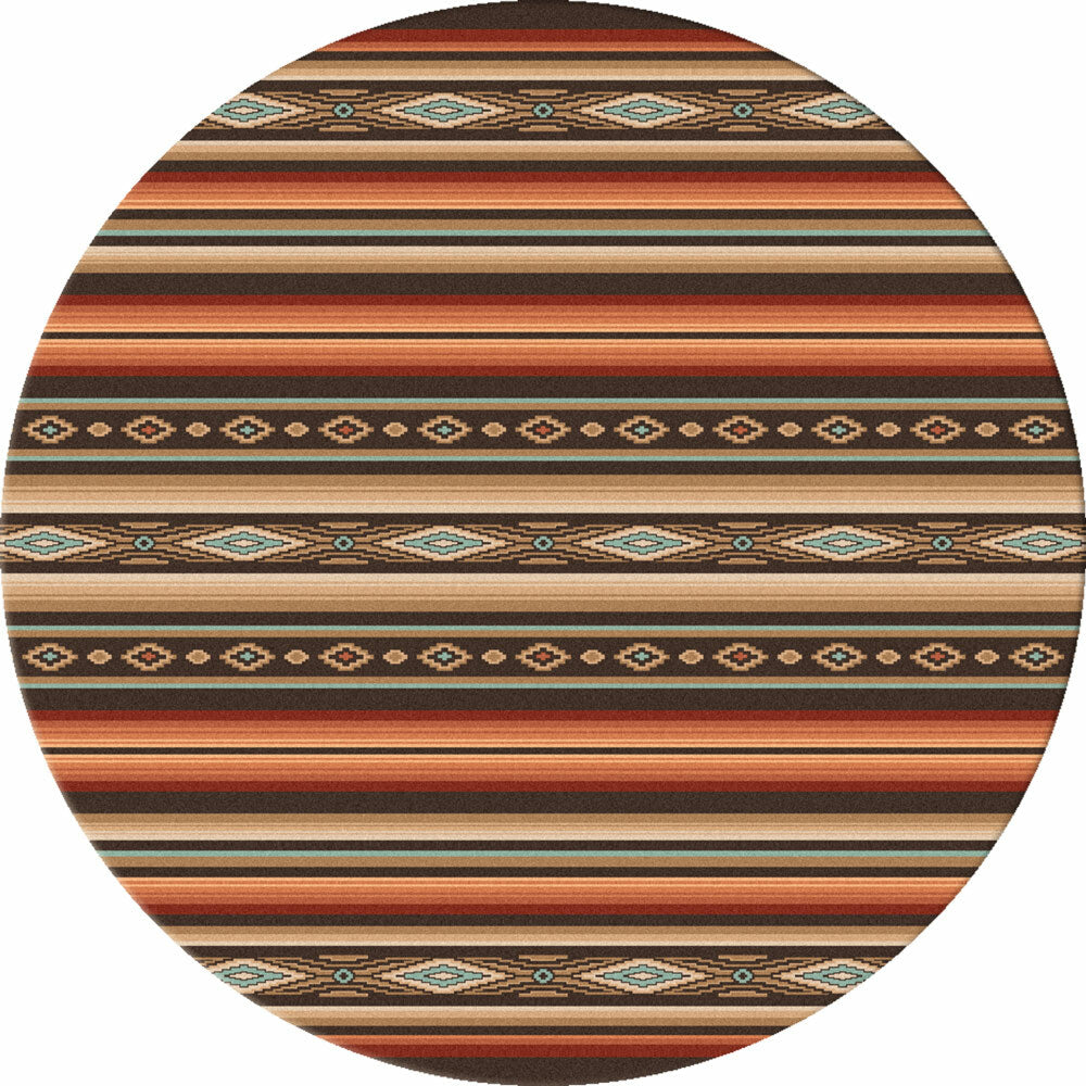 Old Monterey Rug - 8 Ft. Round