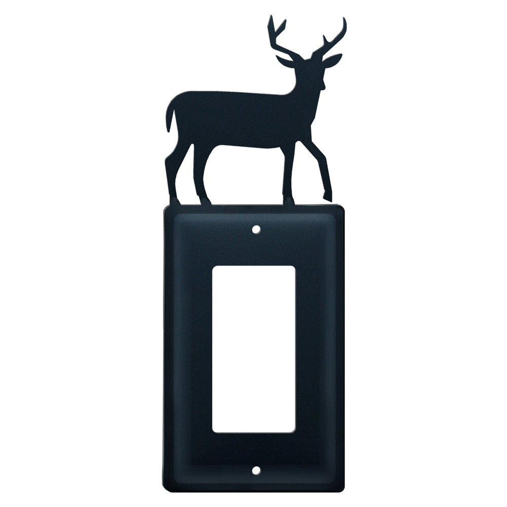 Wrought Iron Deer Single GFI Cover - OUT OF STOCK UNTIL 07/18/2026