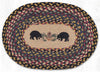 Midnight Bears & Pinecone Placemats - Set of 2