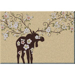 Moose Blossom Natural Rug - 3 x 4