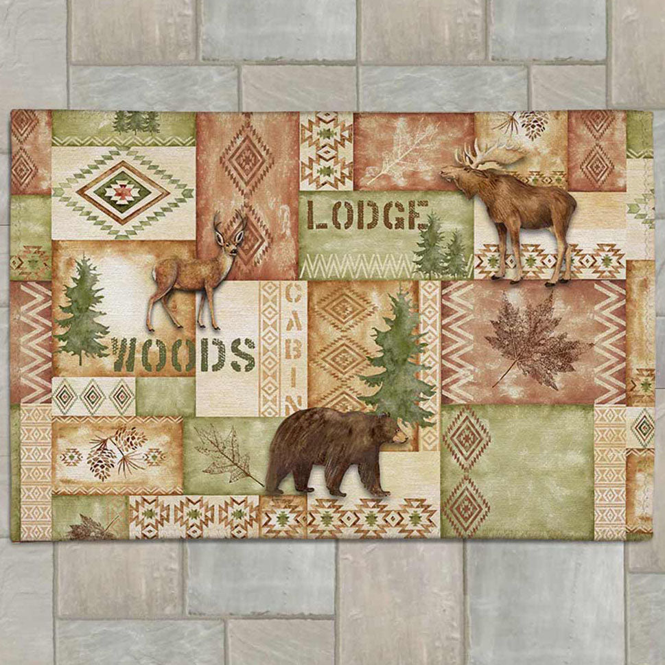Lodge Woods Outdoor Rug - 5 x 7