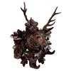 Black Forest Stag Three Hook Coat Rack