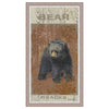 Bear Tracks Framed Canvas