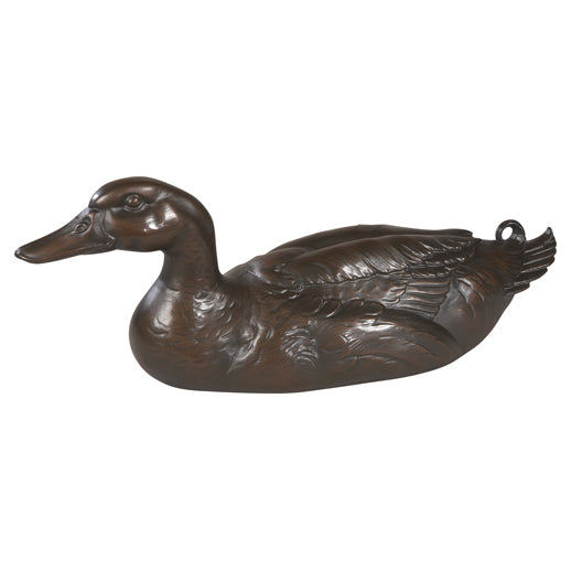 Bronze Duck Sculpture