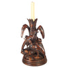Black Forest Three Pheasant Candleholder - Burlwood