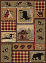 Nature Patchwork Rug - 8 x 11
