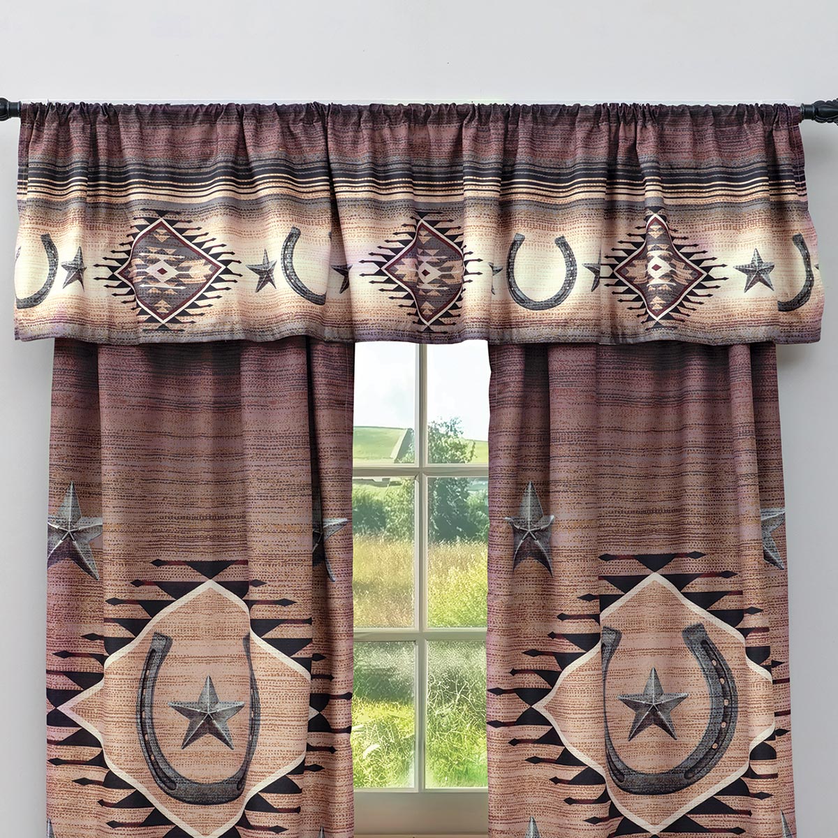 Western Star Lined Valance