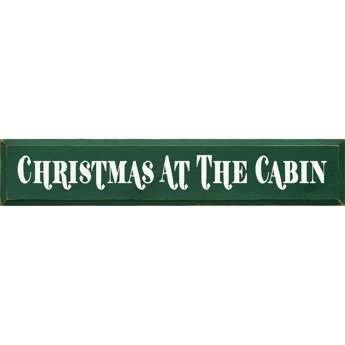 Cabin Christmas Wood Sign