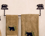 Kodiak Bear Cast Towel Bar - 16 Inch