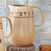 Branded Ceramic Pitcher