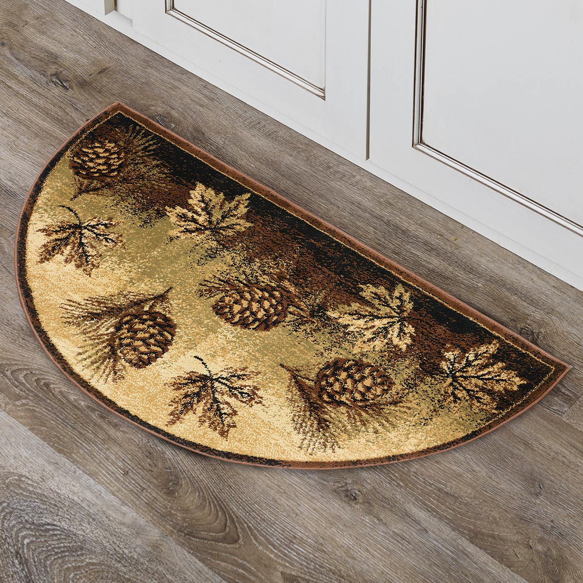 Pine Bough Ridge Half-Round / Wedge Rug