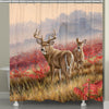 Deer in Lifting Fog Shower Curtain - OUT OF STOCK UNTIL 09/22/2026