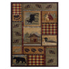 Nature Patchwork Rug - 4 x 5