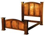 Kendra Bed with Copper Panels - Queen