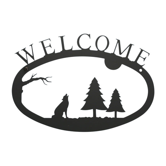 Timber Wolf Welcome Sign