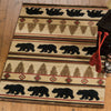 Pine Ridge Bear Rug - 5 x 7