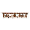 Pine Trees 42 Inch Pine Hook Shelf