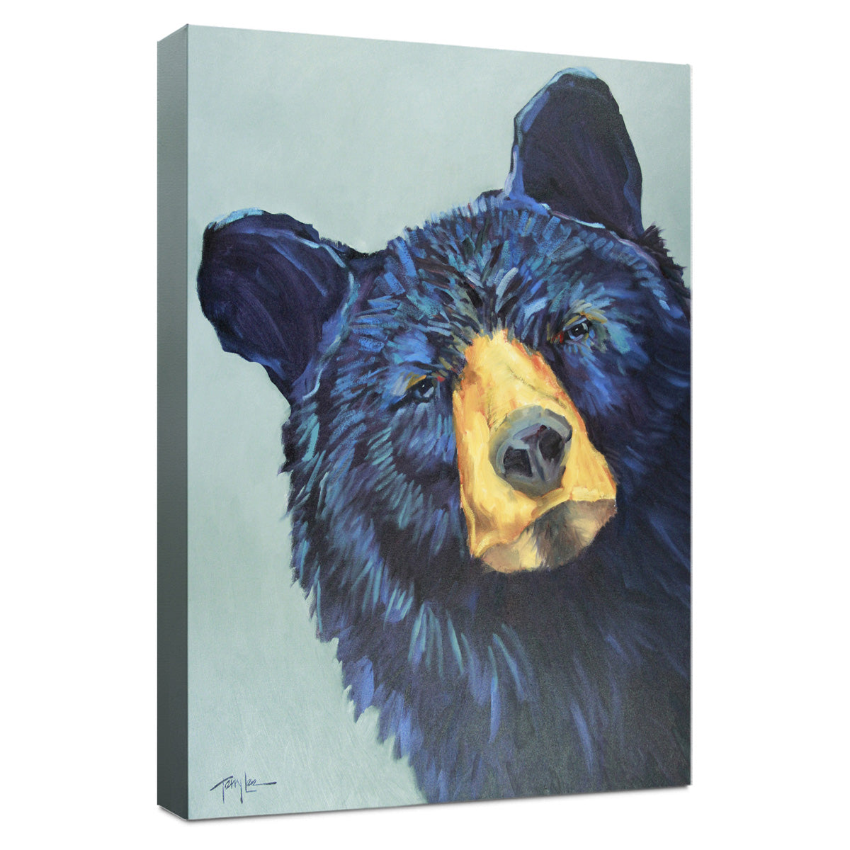Stern Bear Canvas Wall Art