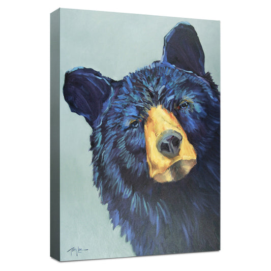 Stern Bear Canvas Wall Art