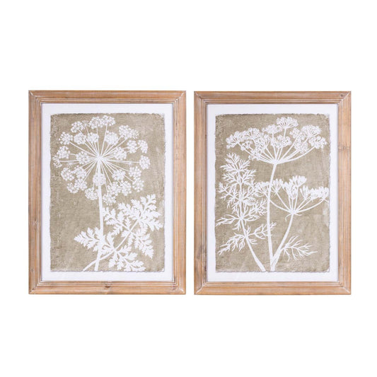 Lace & Fern Wall Art - Set of 2 - OUT OF STOCK UNTIL 05/29/2026