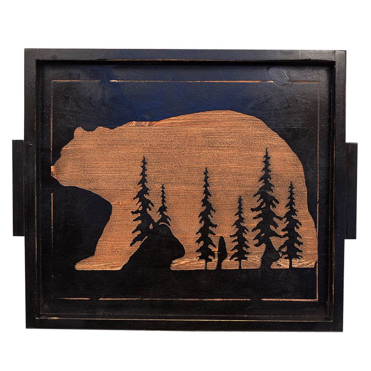 Bear Forest Silhouette Tray